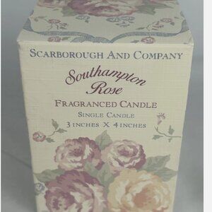 Vintage Crabtree Evelyn Scarborough Company Southampton Rose Fragranced Candle